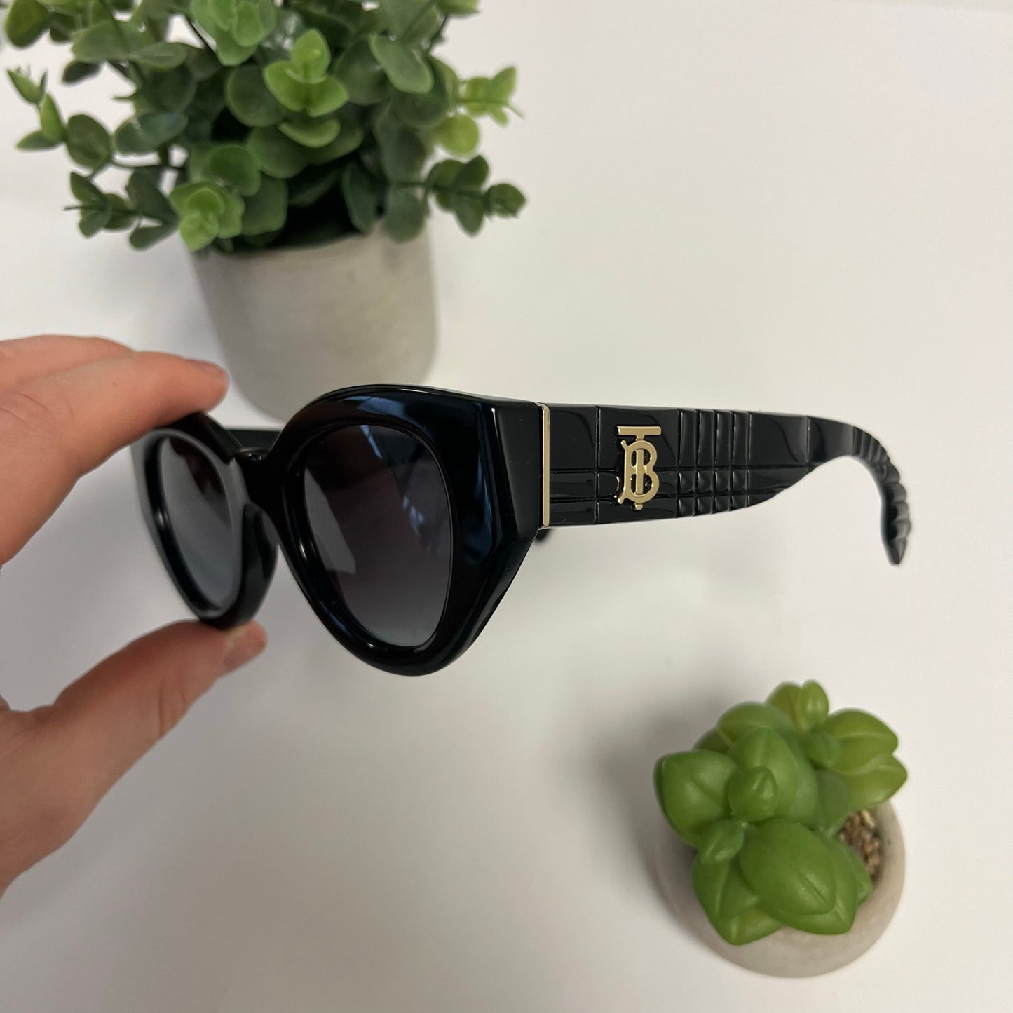Burberry MEADOW Black/Grey Shaded Sunglasses