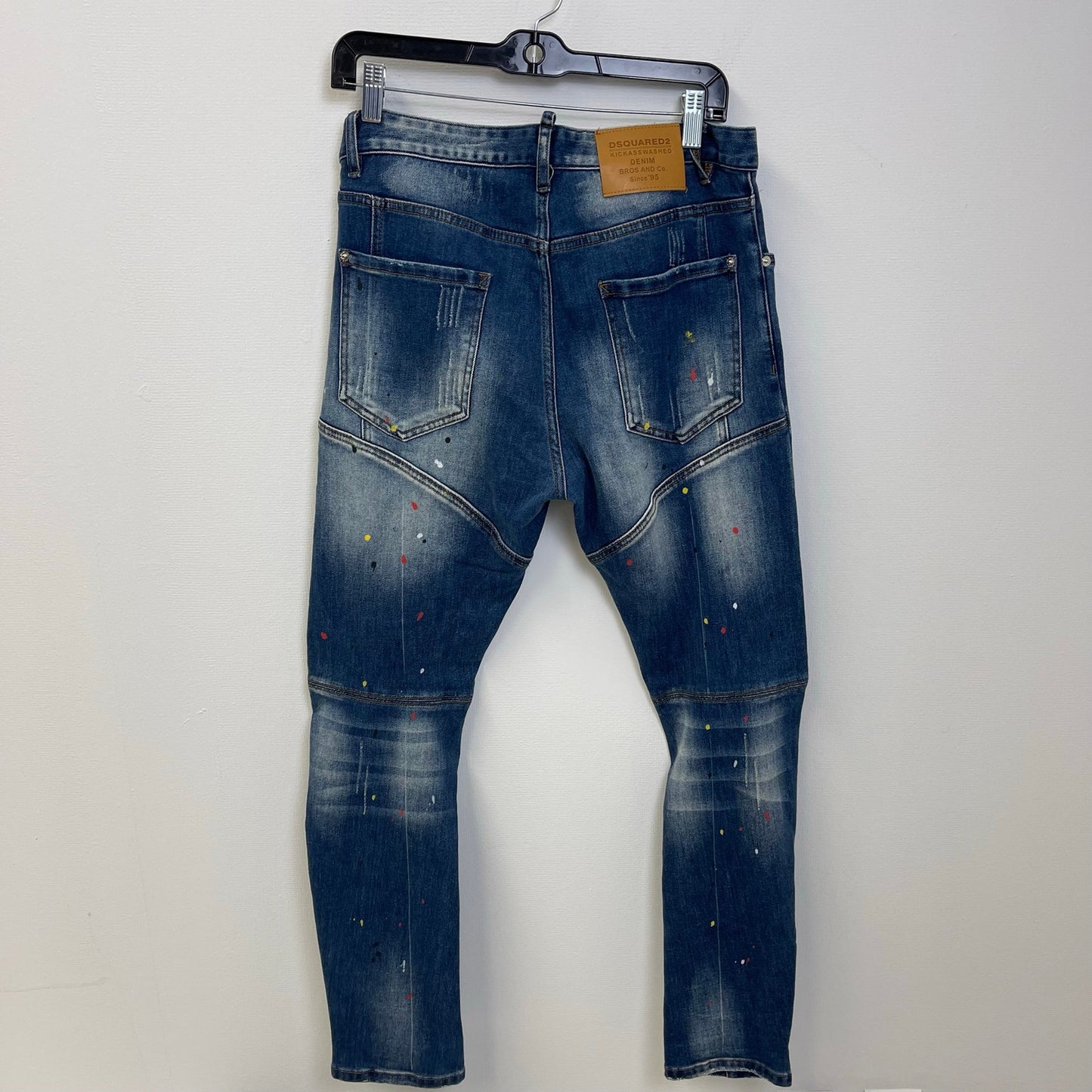 Dsquared2 Distressed Patches Slim Jeans 34