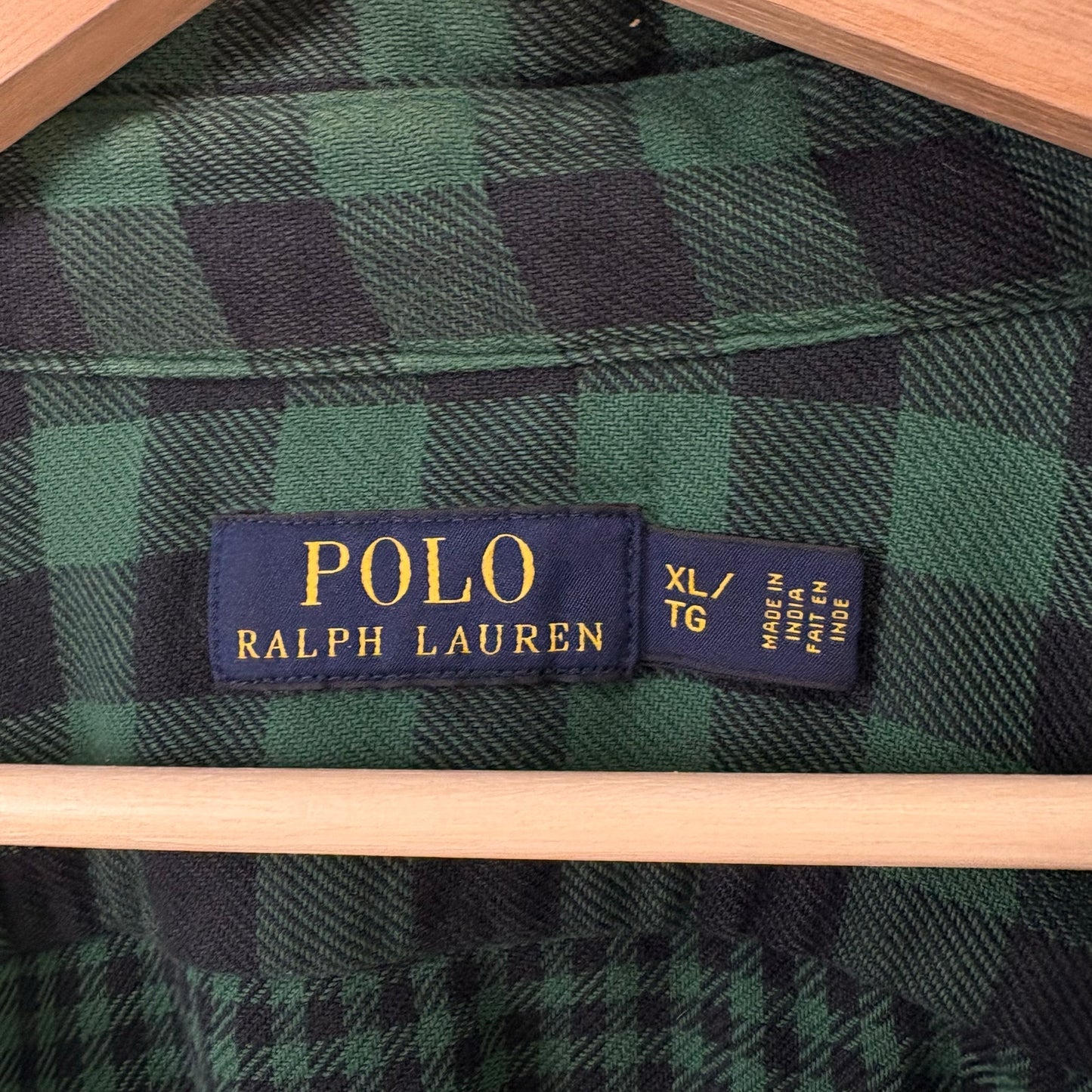 Polo Ralph Lauren Flannel Shirt Green XL