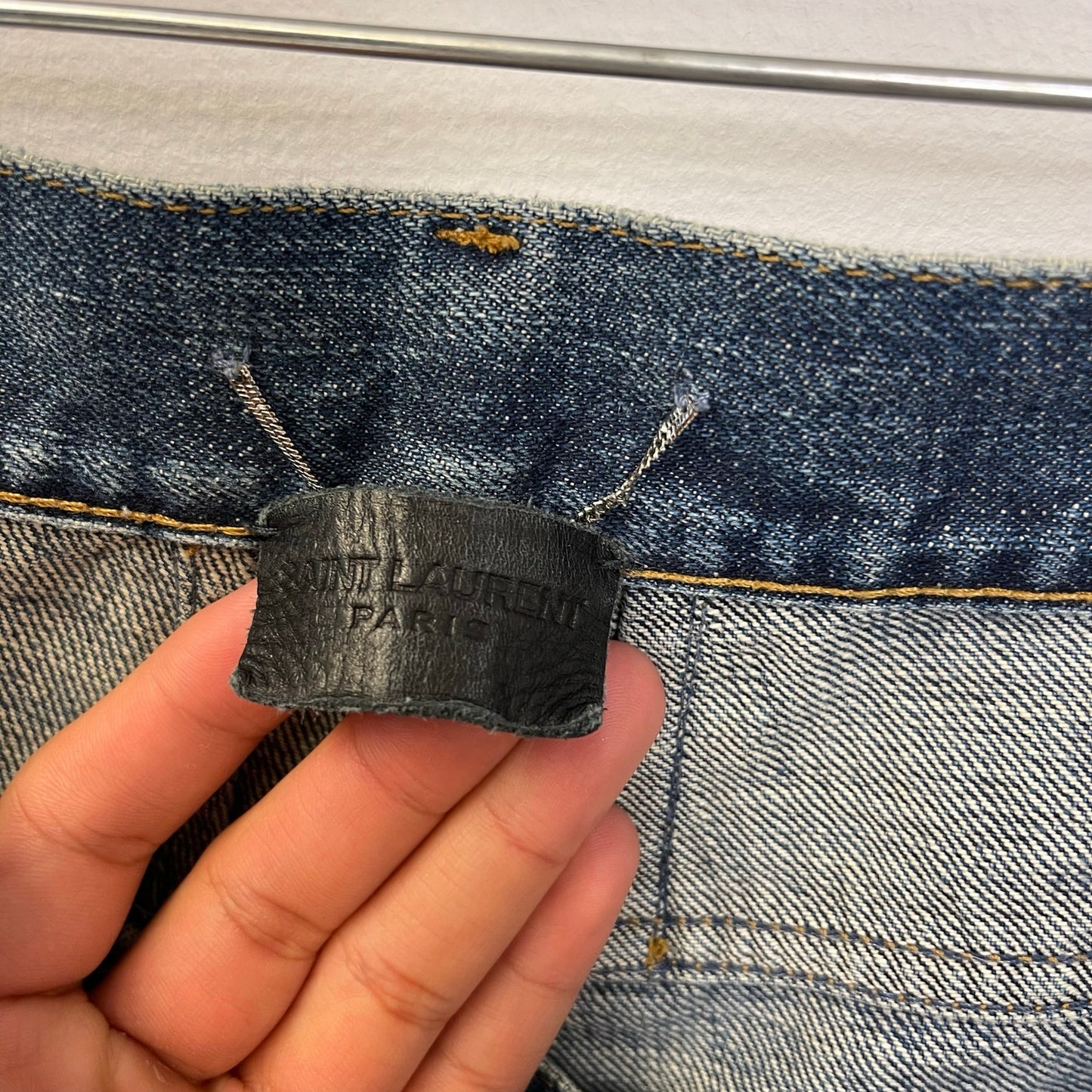 Saint Laurent slim fit denim jeans 36