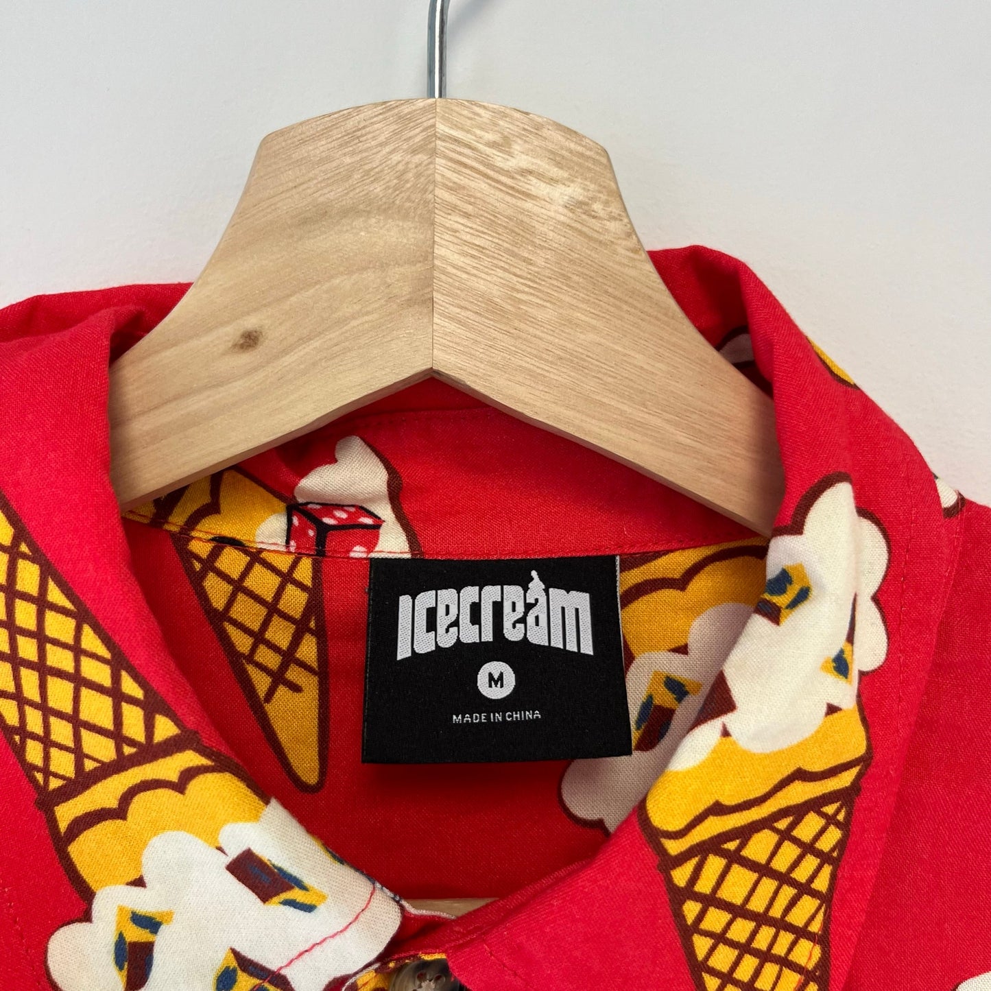 Ice Cream AOP Button Up Shirt M