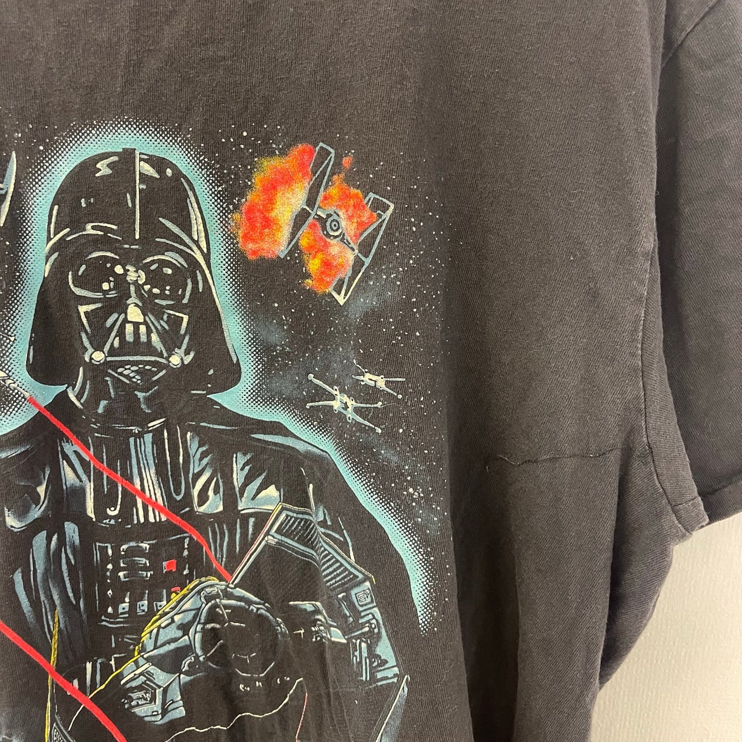 Vintage Star Wars Shirt Darth Vader L