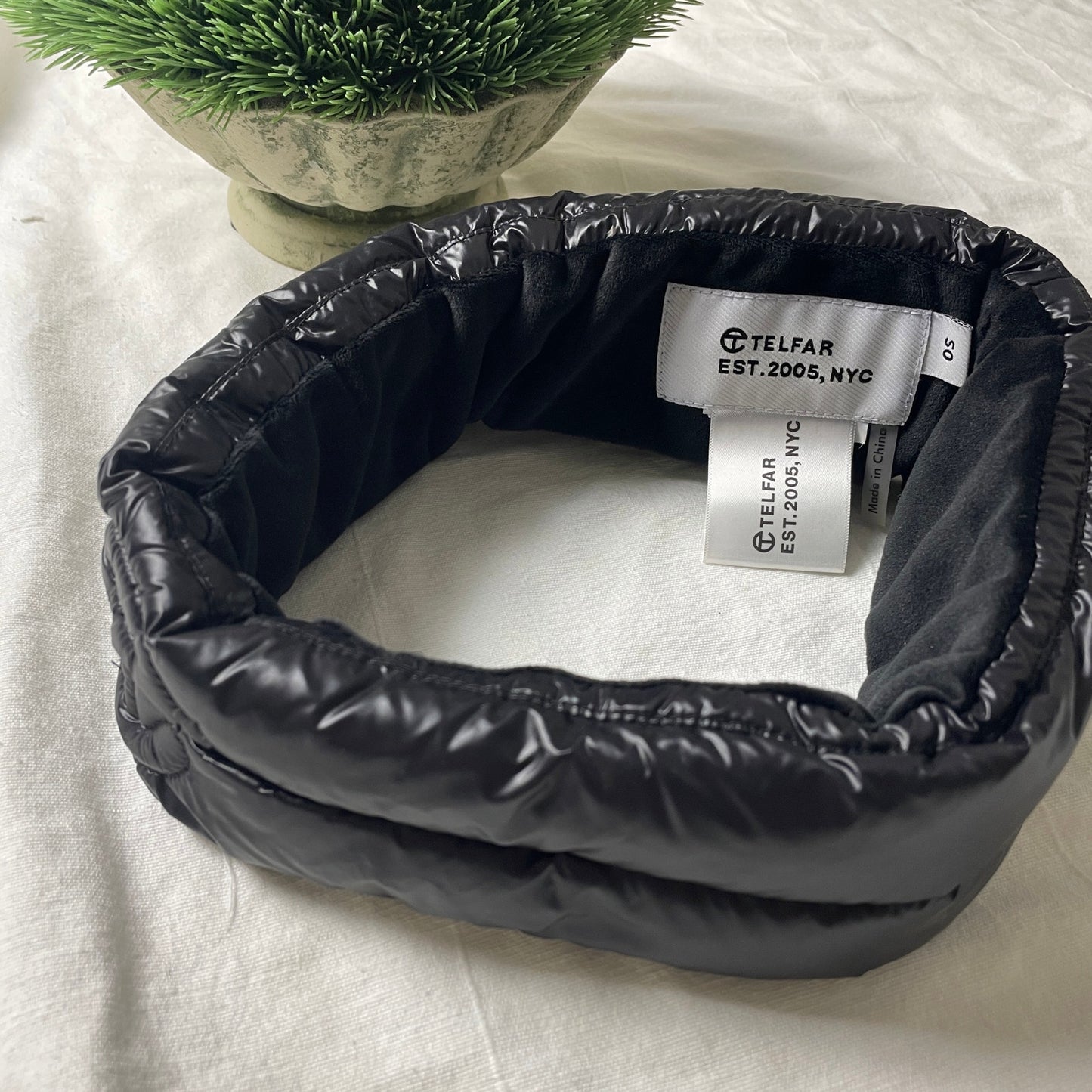 Telfar puffer headband