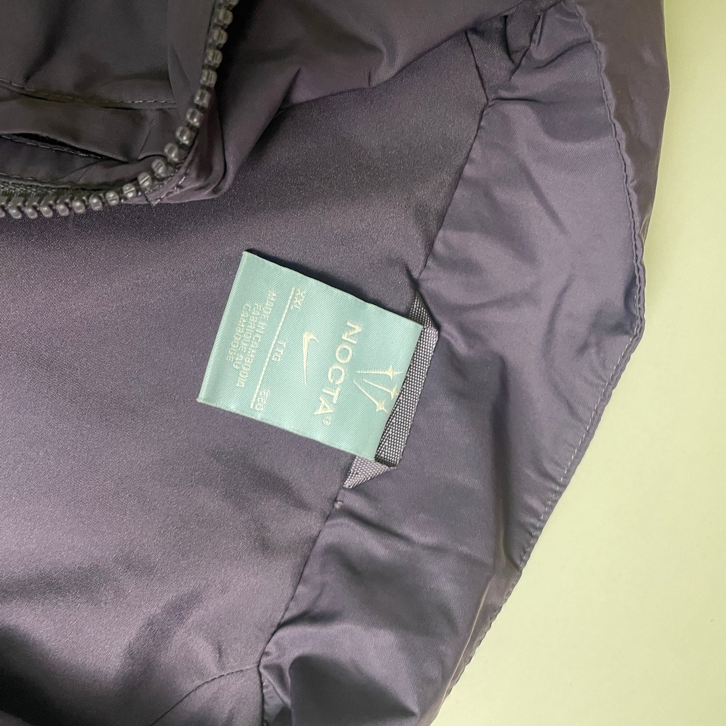 NOCTA purple windbreaker jacket XXL