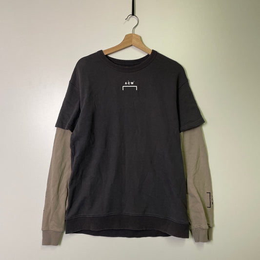 A-COLD-WALL* layered sweatshirt long sleeve L