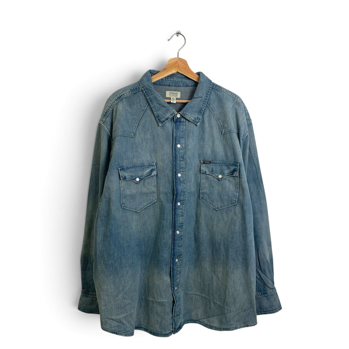 New Polo Denim Supply Button Up Shirt 3XB