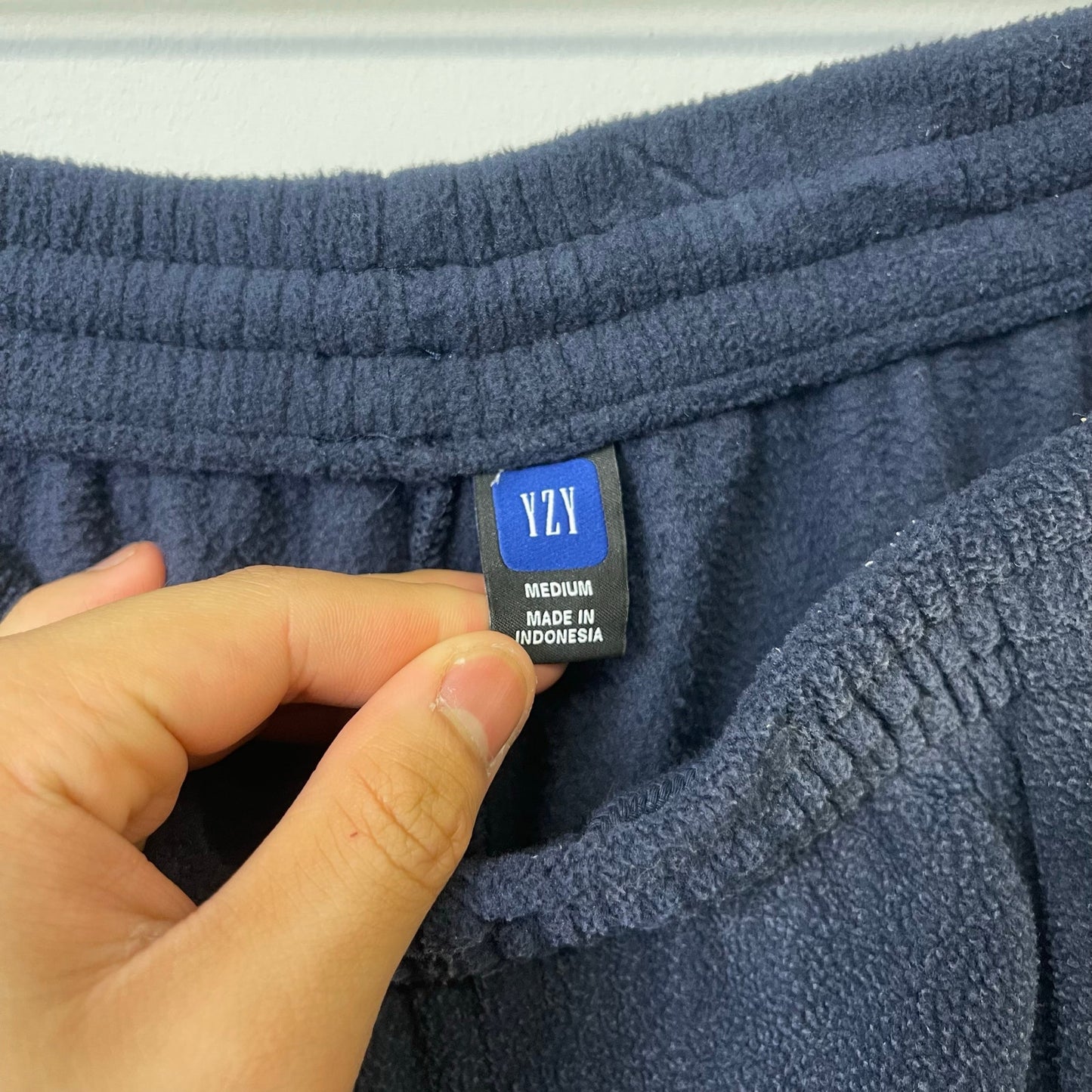 Yeezy gap fleece blue sweatpants M NEW