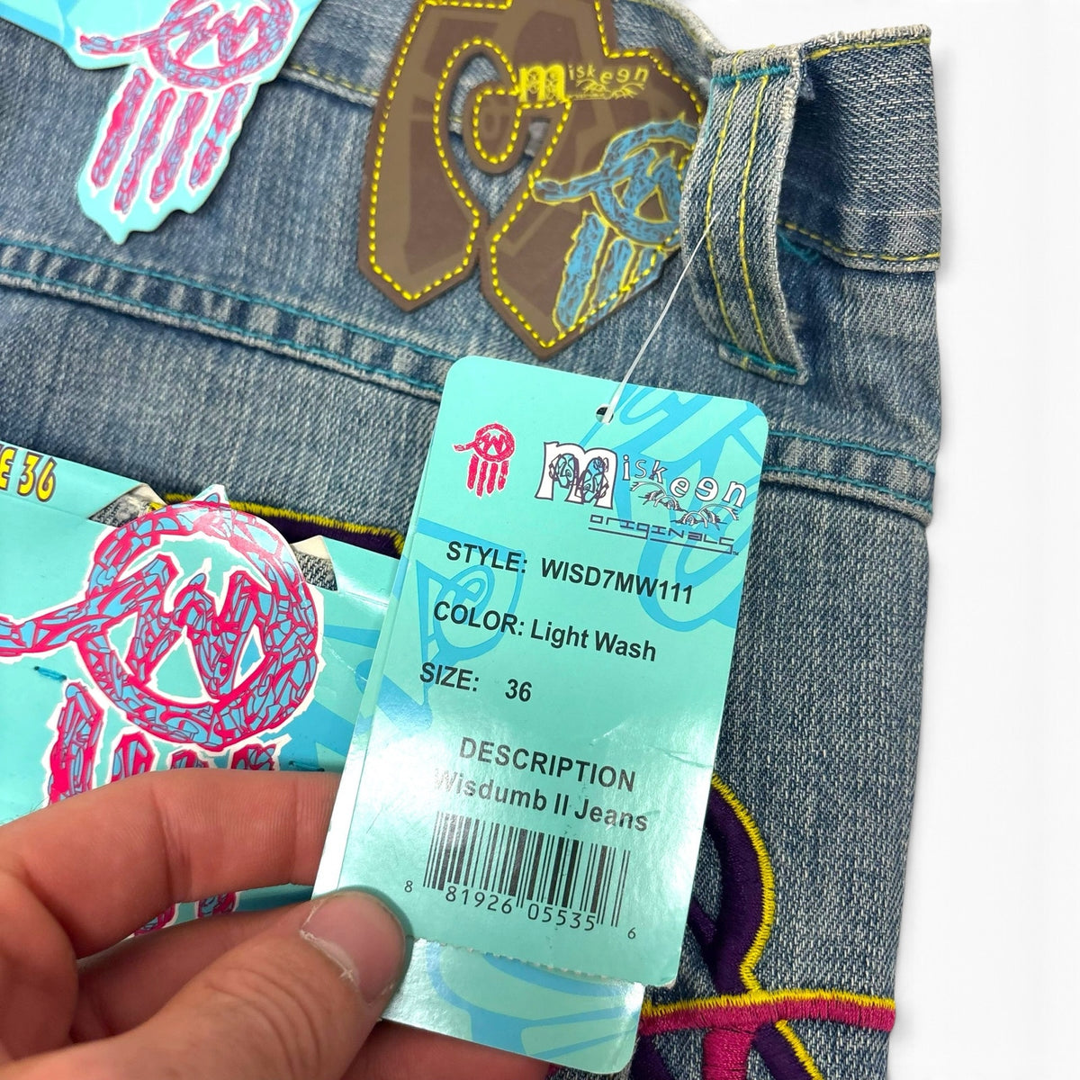 New Vintage Miskeen Wisdumb Jeans 36