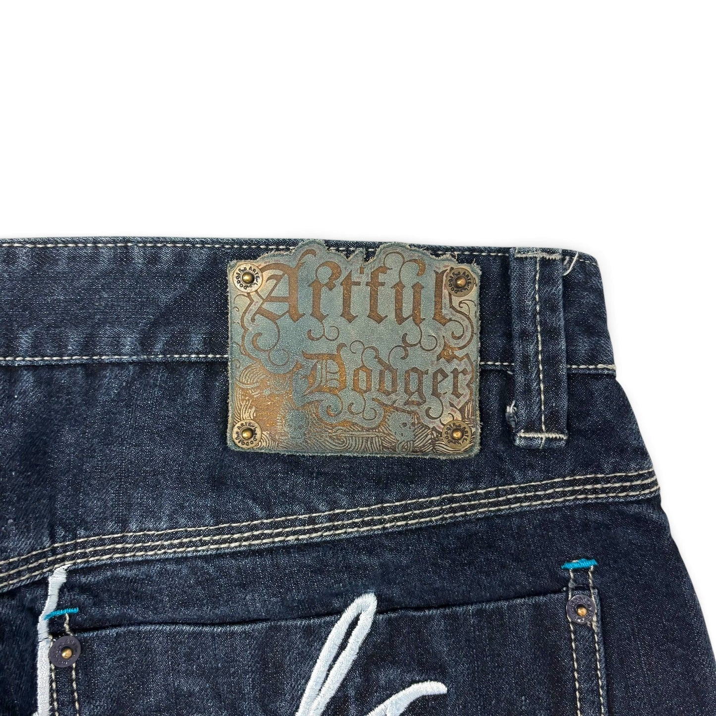 Y2K Artiful Dodger Dark Wash Jeans Size 32