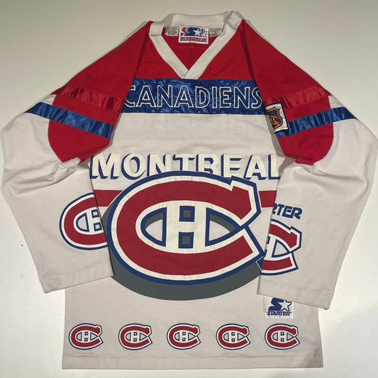 Vintage starter Montreal canadiens aop long sleeve M