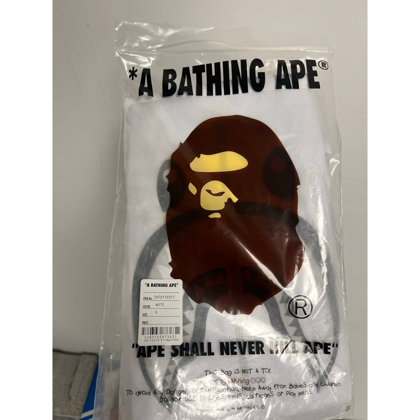 A Bathing Ape Shark Tee  S DS