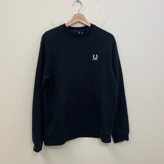 Raf simons x Fred perry black crewneck XS