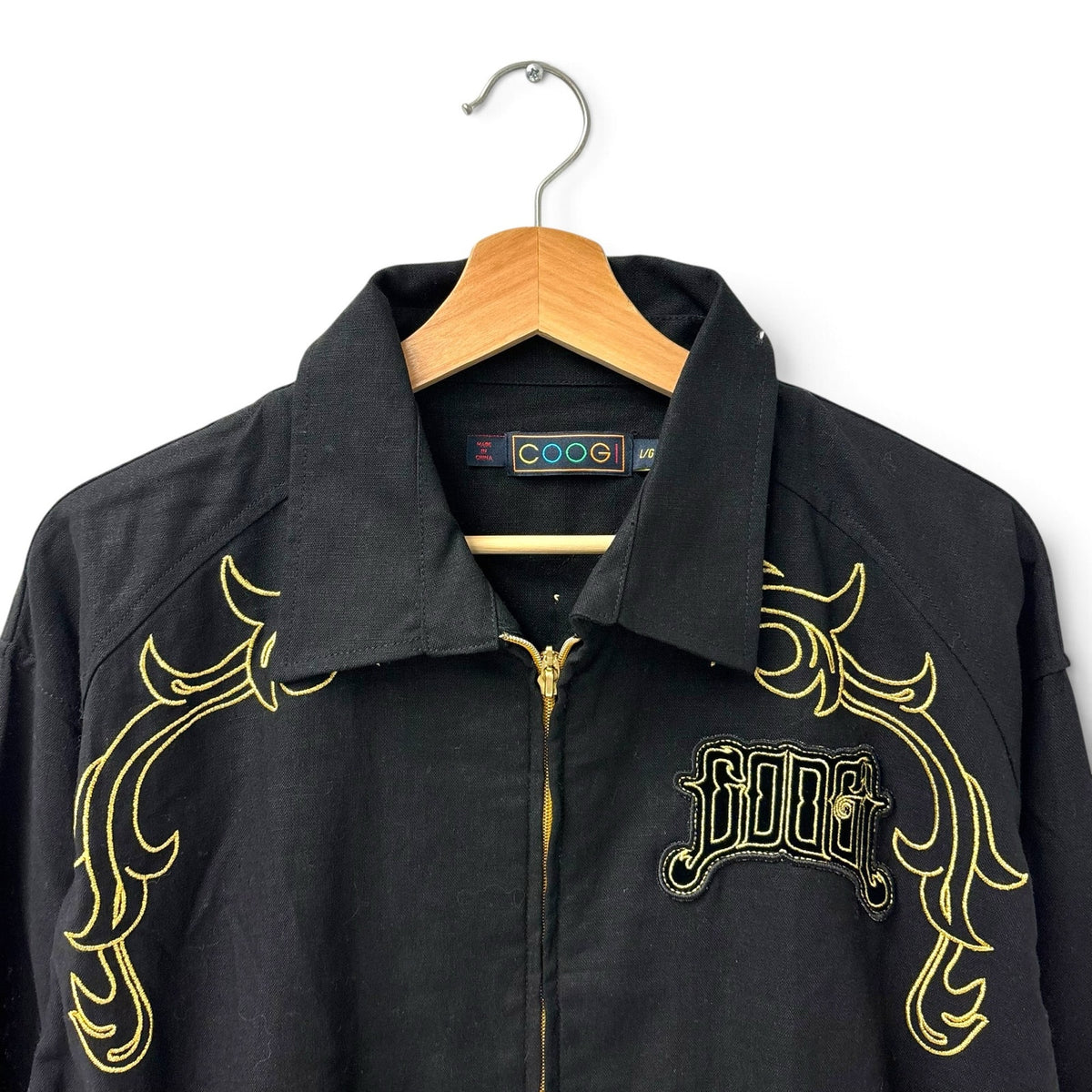 Vintage Coogi Dragon Full Zip Jacket L
