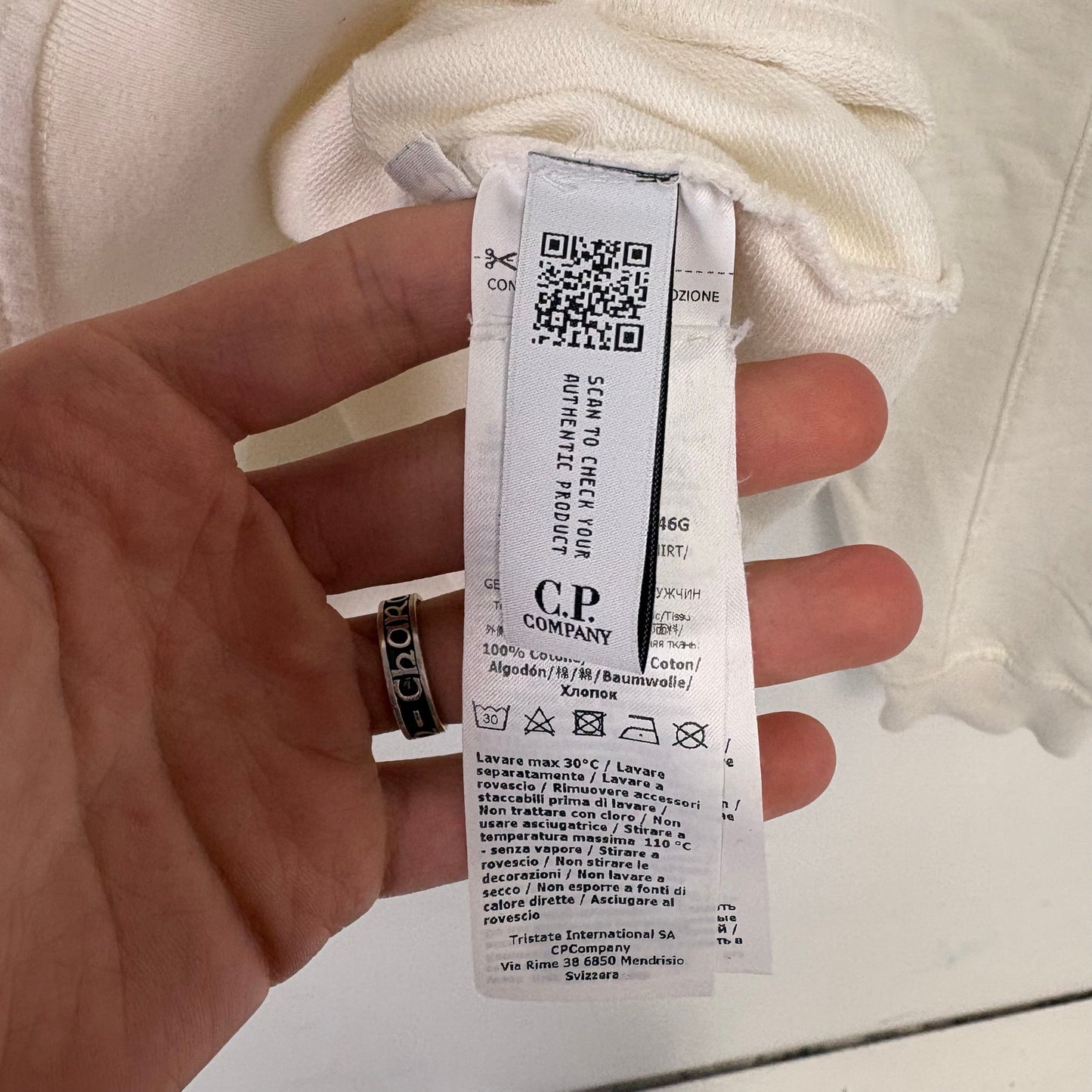 C.P. Company Zip Collar Sweatshirt M