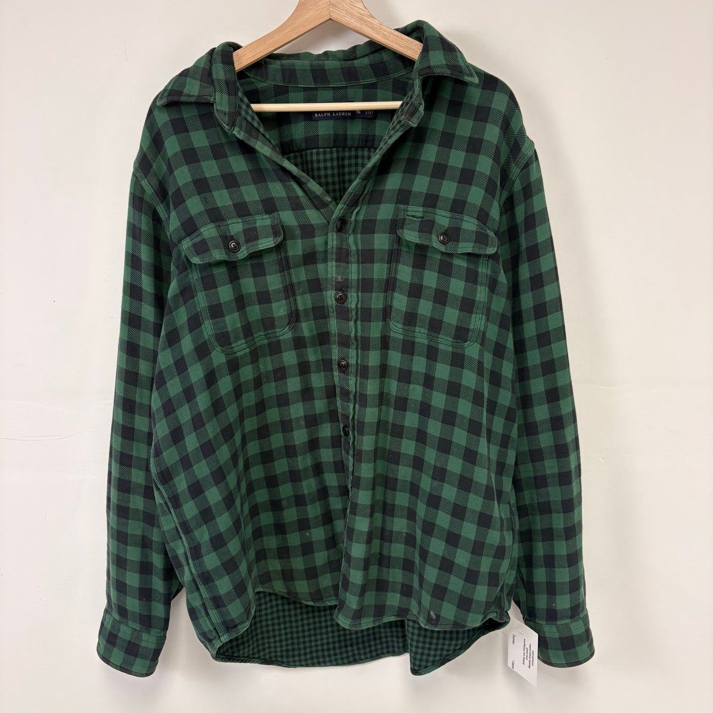Polo Ralph Lauren Flannel Shirt Green XL