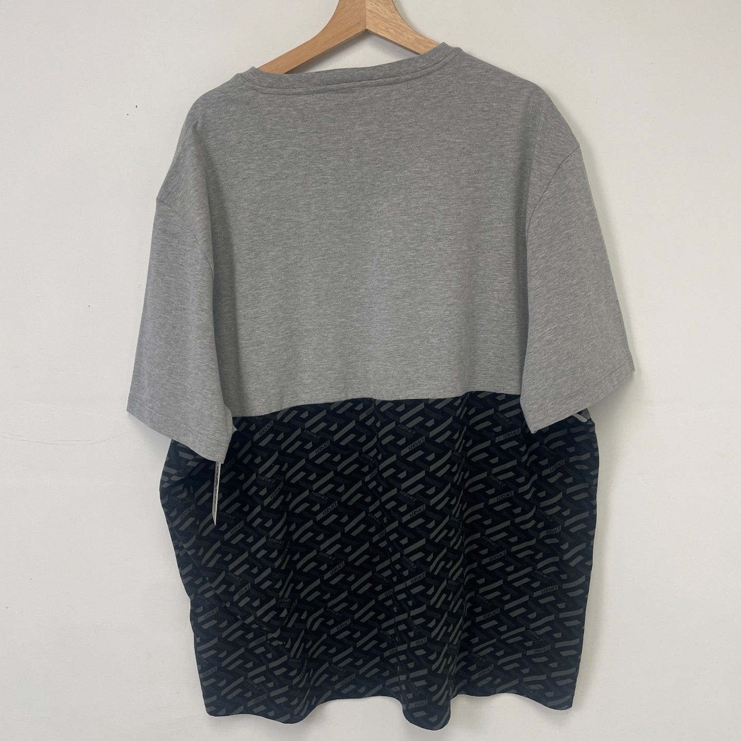 Versace Jacquard Greca Logo Motif tee XXL