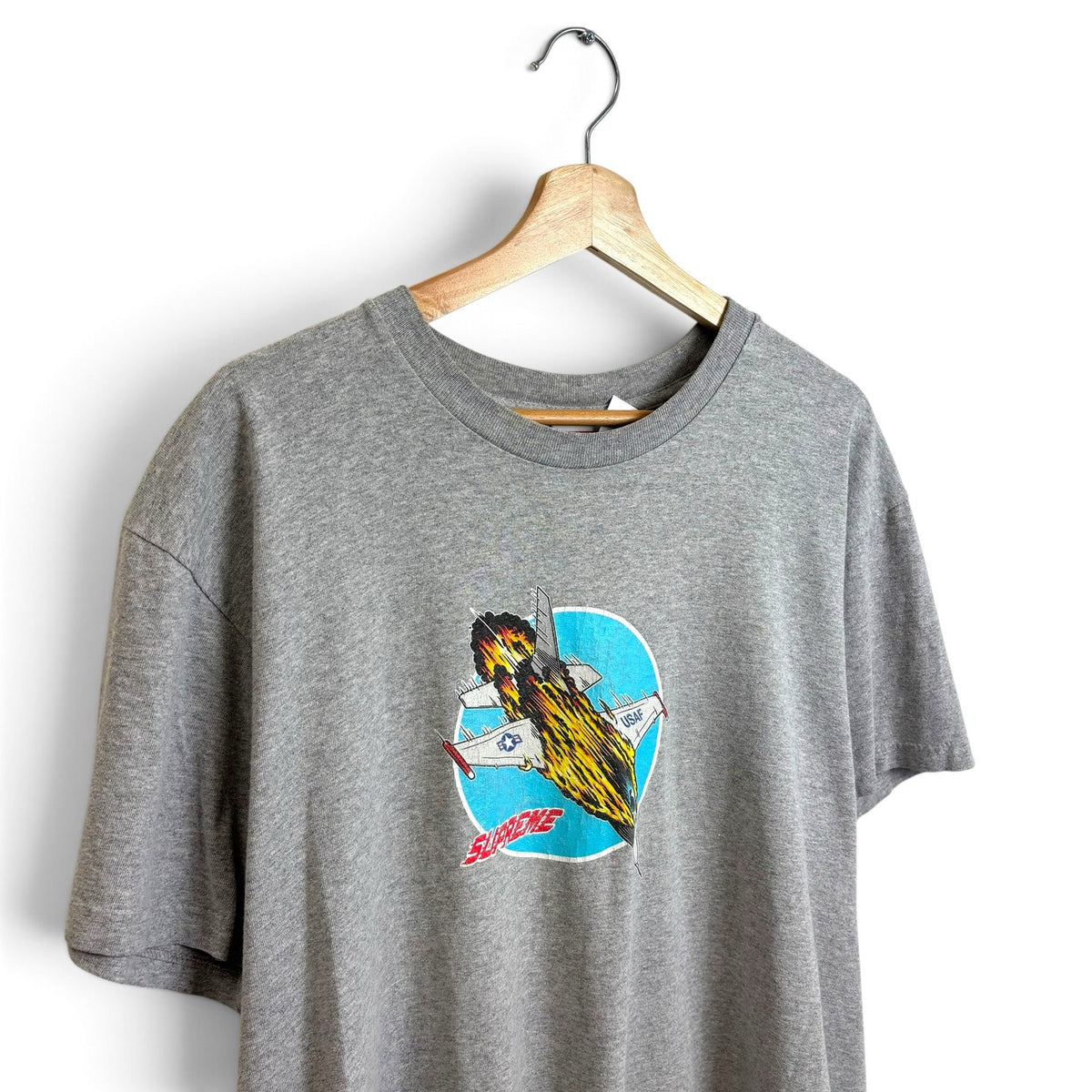 Supreme Jet Tee Heather Grey FW20 L