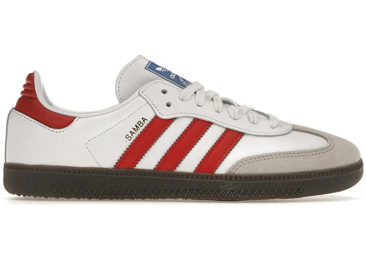 Adidas Samba White/Red Size: 9.5,11