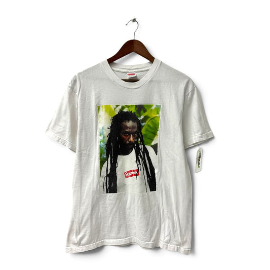 Supreme Buju Banton White Tee SS19 M