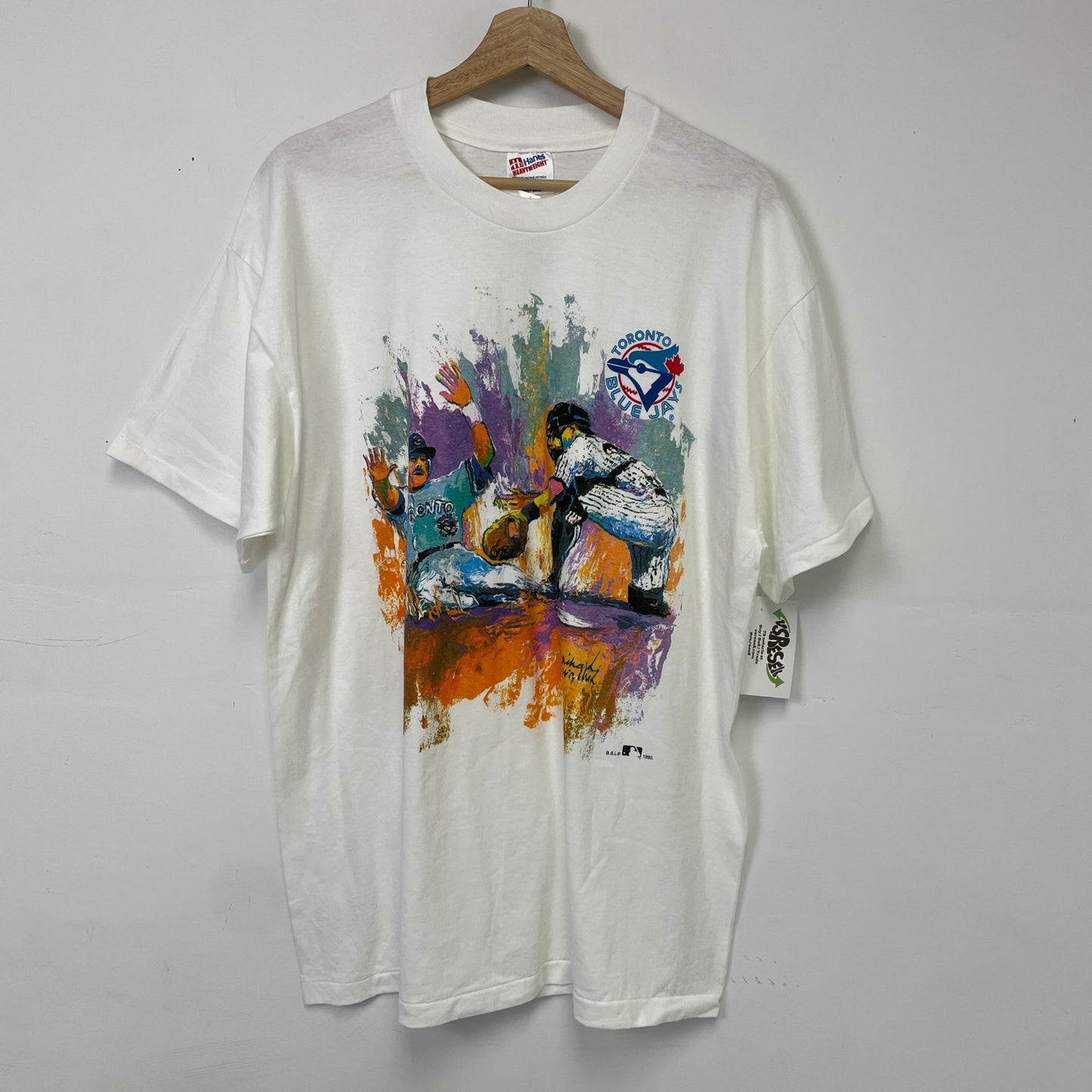 Vintage Toronto Blue Jays paint logo shirt 1993 XL NWT