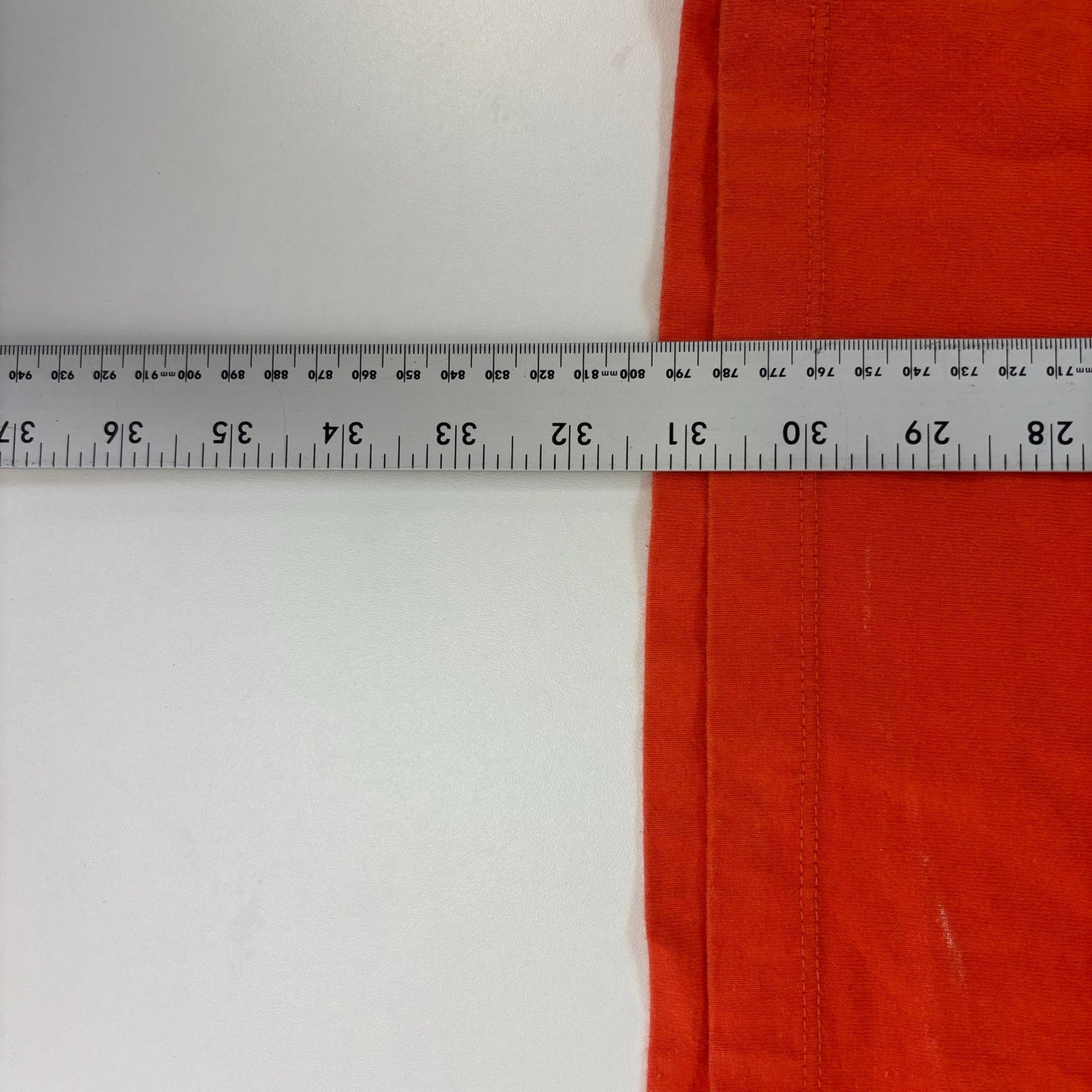 Off-White Stencil Slim Tee Orange/Black M
