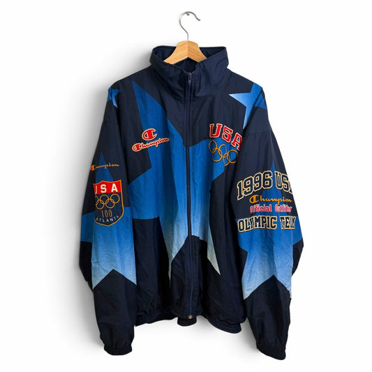 Champion USA Olympics Windbreaker Jacket XXL