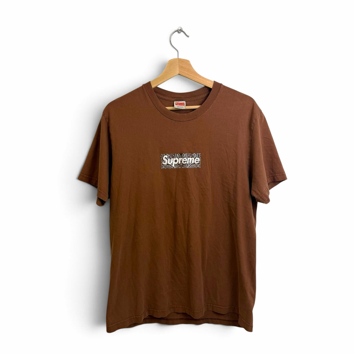 Supreme Bandana Box Logo Tee Brown L