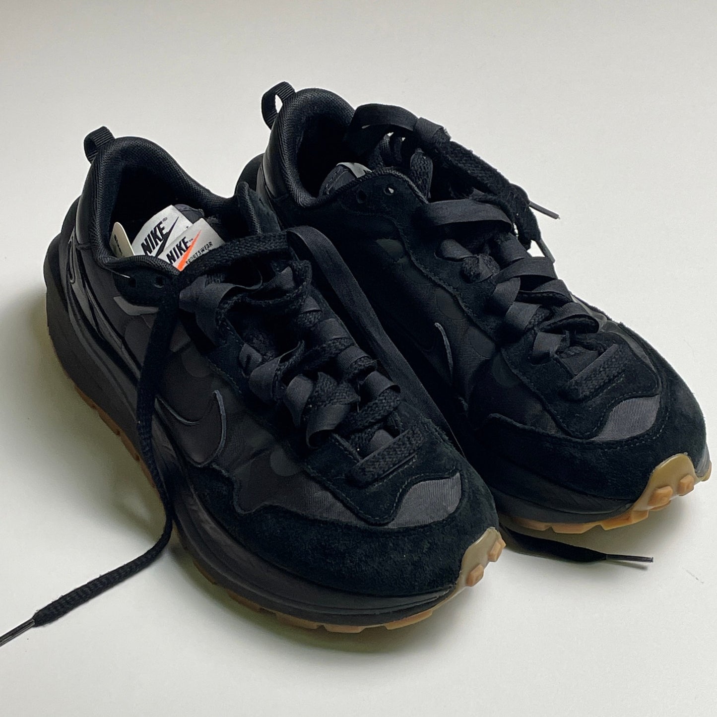 nike x sacai vaporwaffle black gum 8