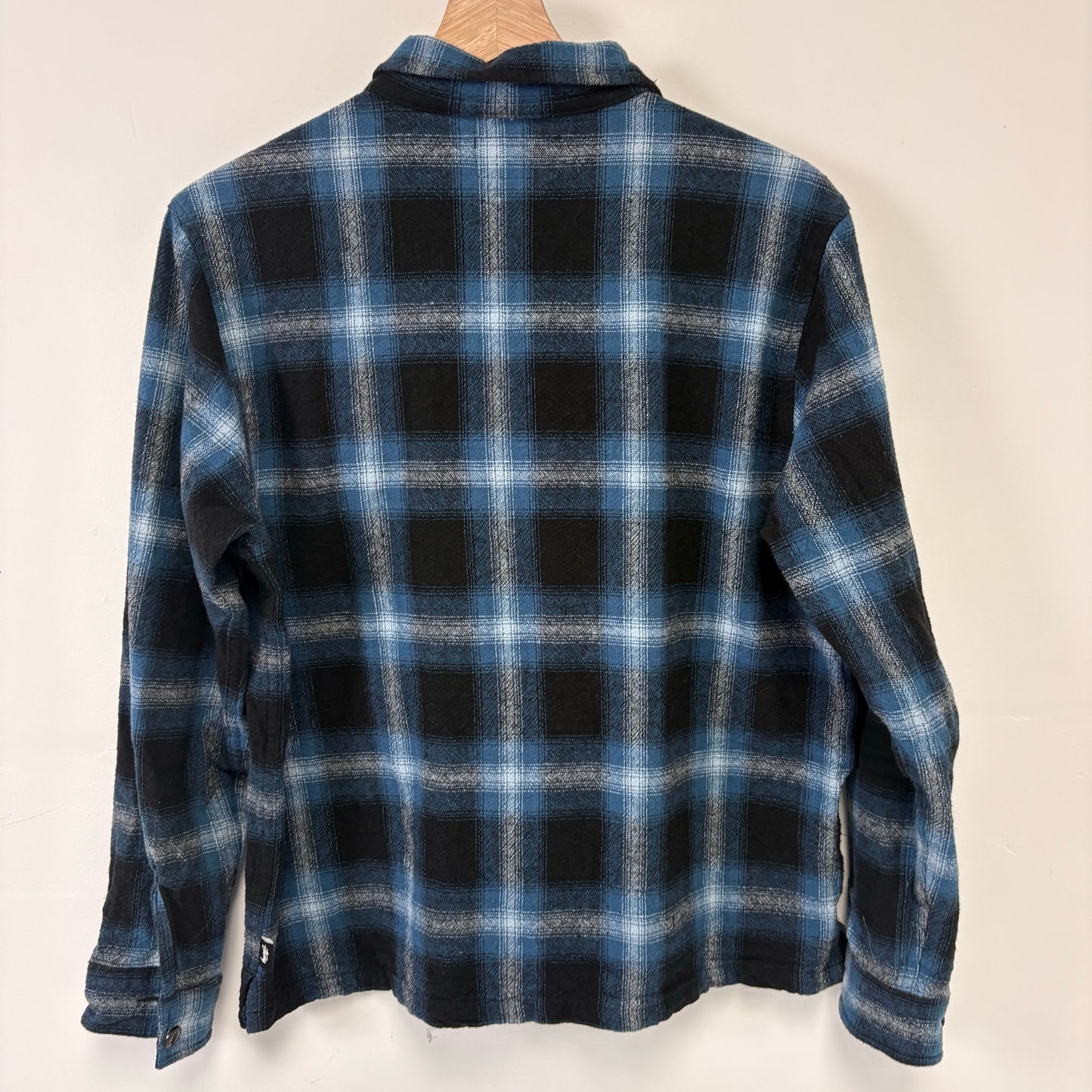 Stussy Flannel Plaid Zipper Shirt M