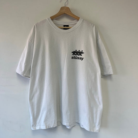 Stussy Surf logo back hit t shirt XL