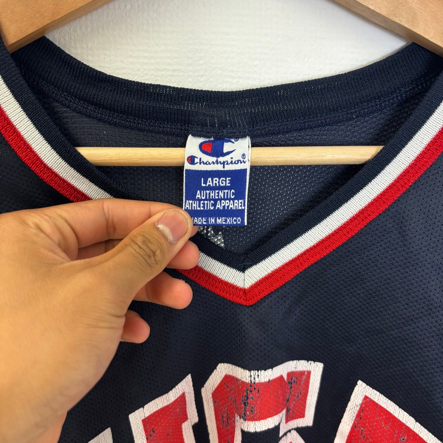 Vintage 2000 team USA basketball Kevin Garnett jersey XL