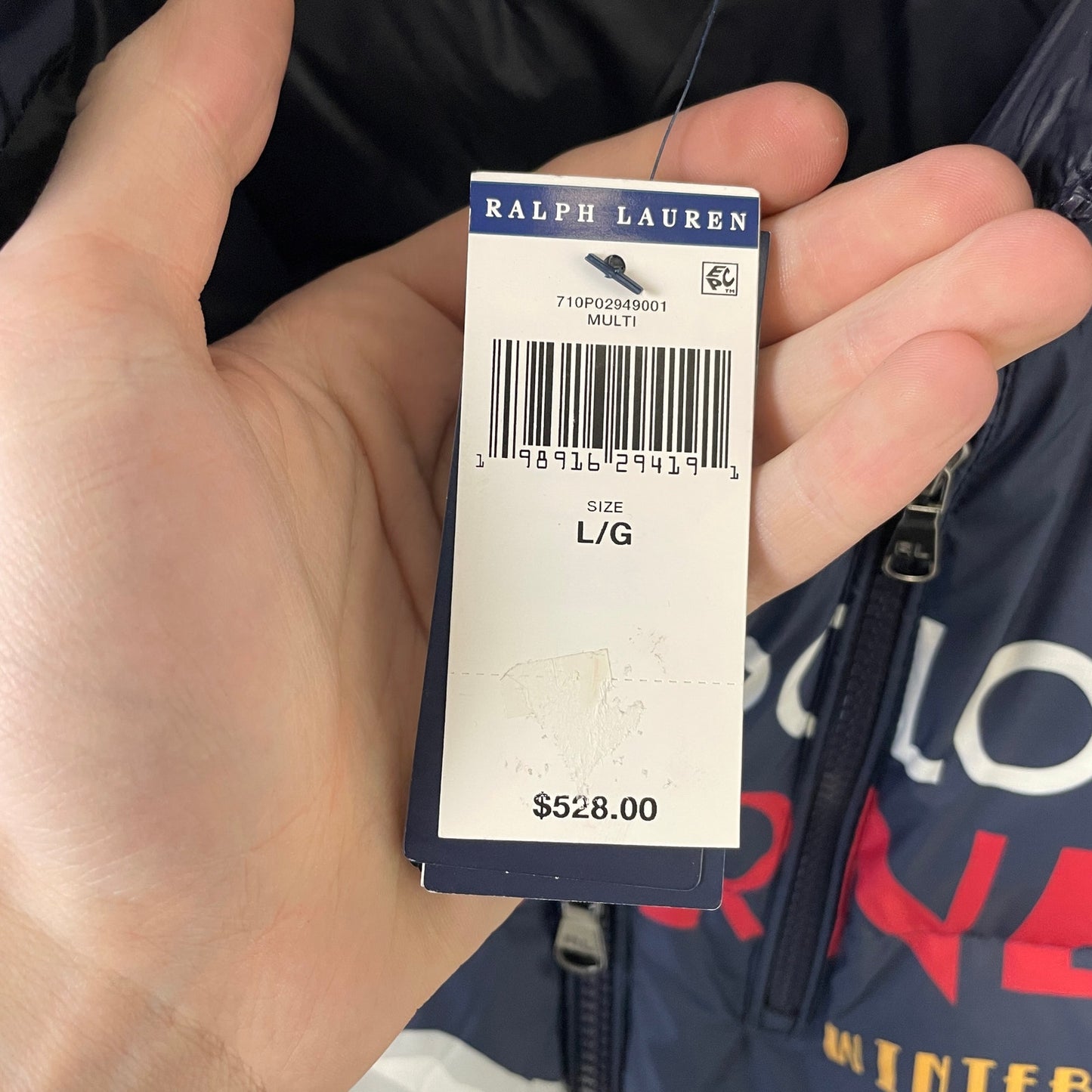 Polo Ralph Lauren Puffer Jacket L