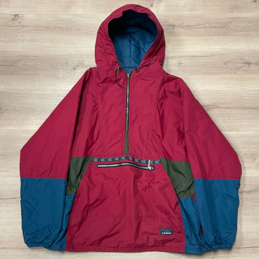 LL Bean anorak zip windbreaker