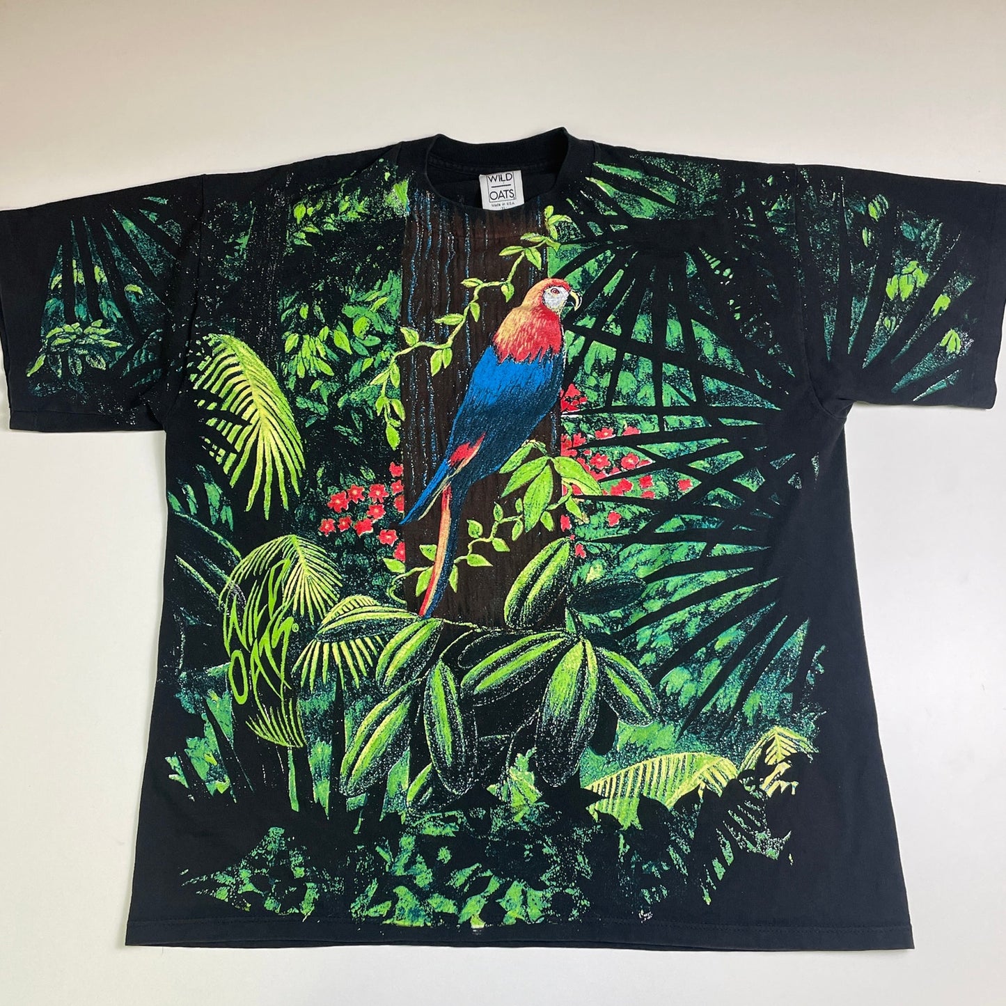 WILD OATS AOP nature print t shirt XL