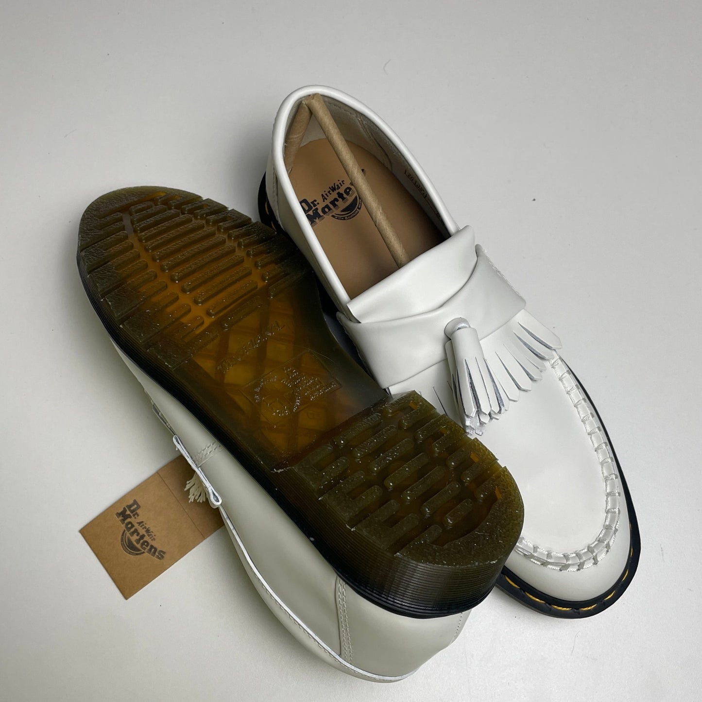 Dr. Martin white Adriene loafer 8, 9, 10, 11