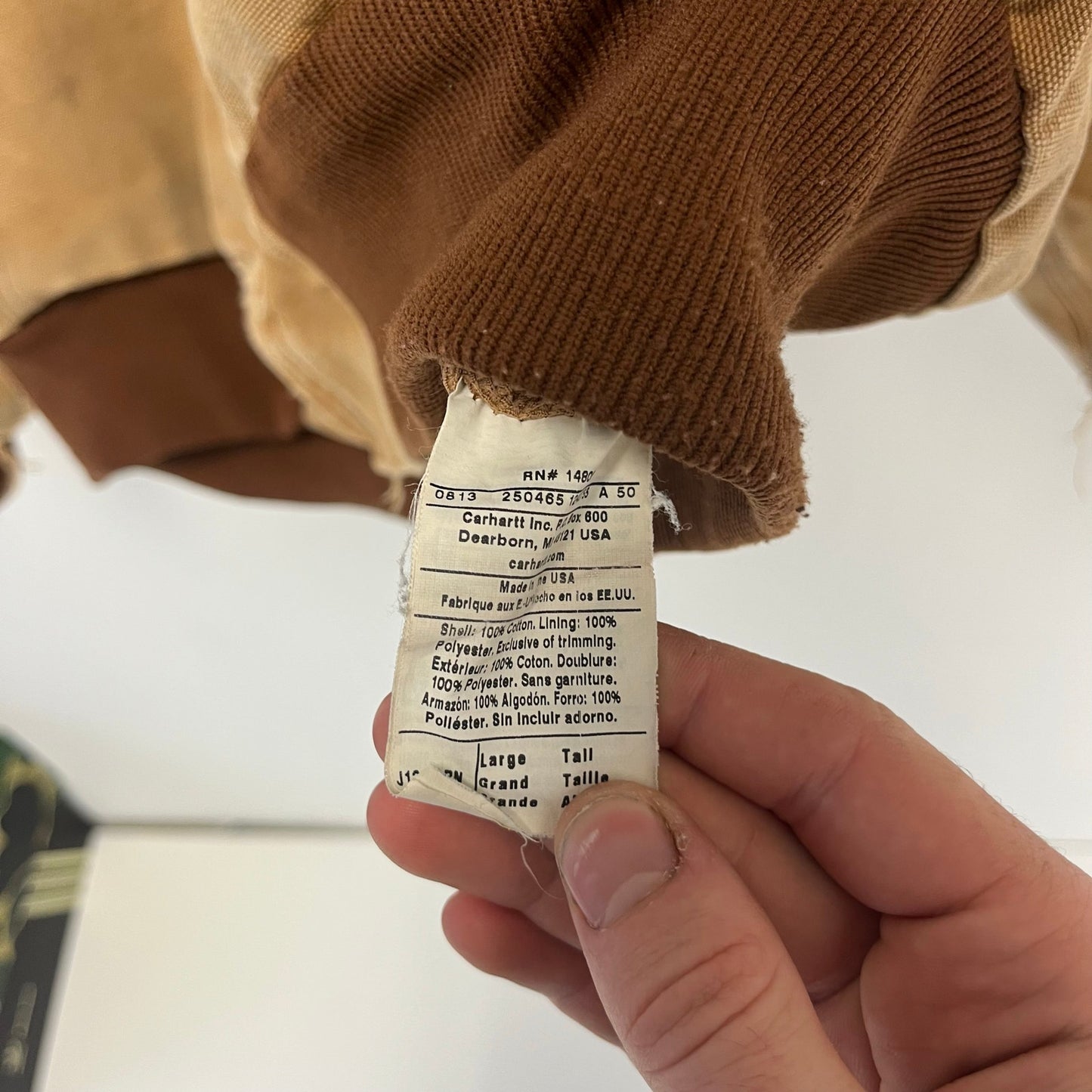 Vintage Carhartt Hooded Jacket L