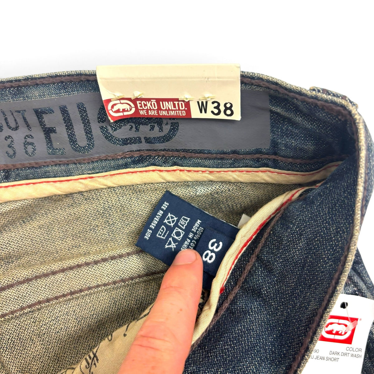 New Vintage Ecko Unltd Denim Shorts 38