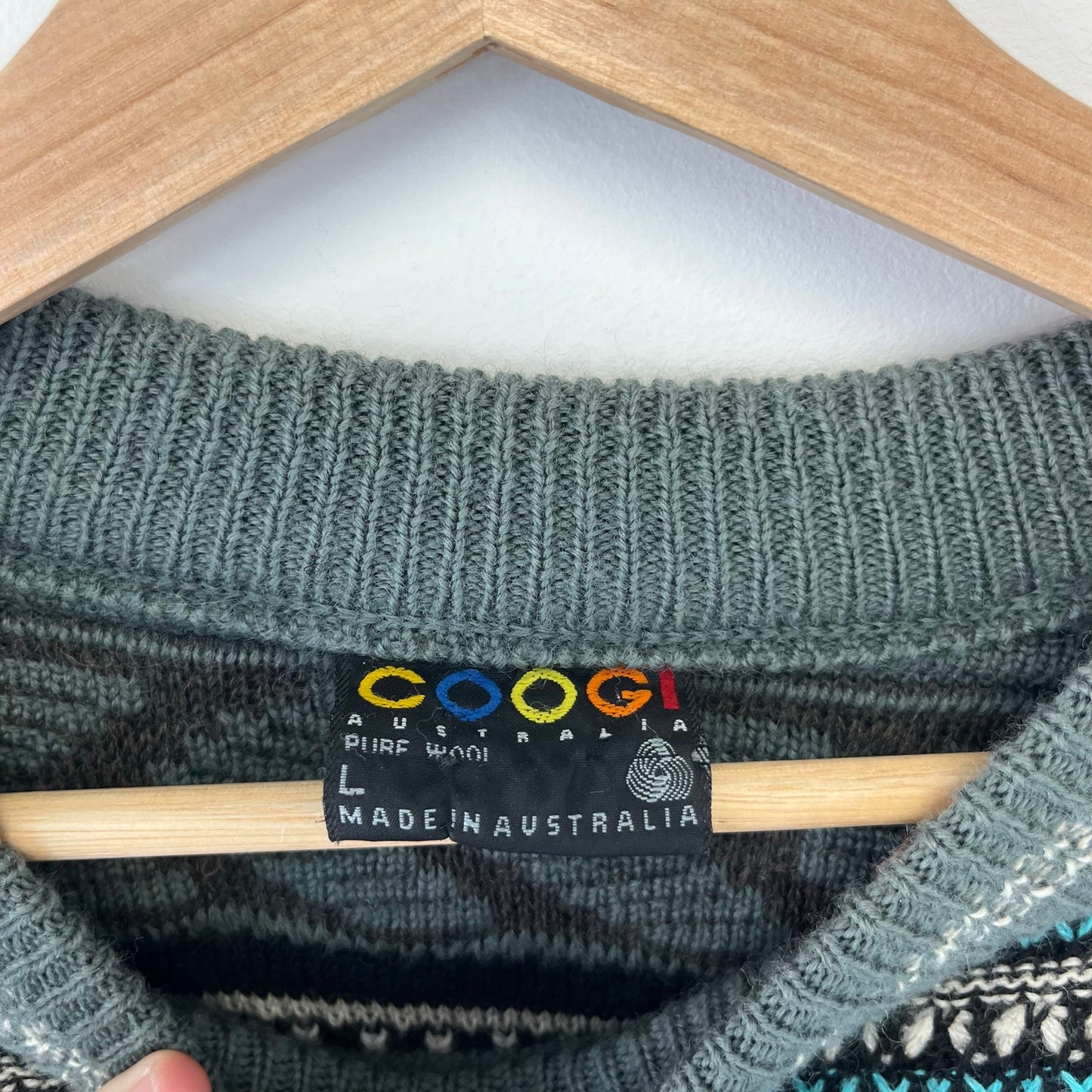 Vintage Coogi Knit Sweater L