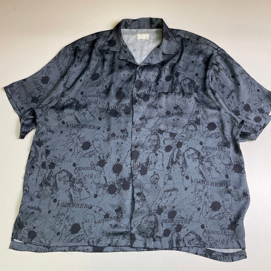 Number (N)ine printed button up shirt L