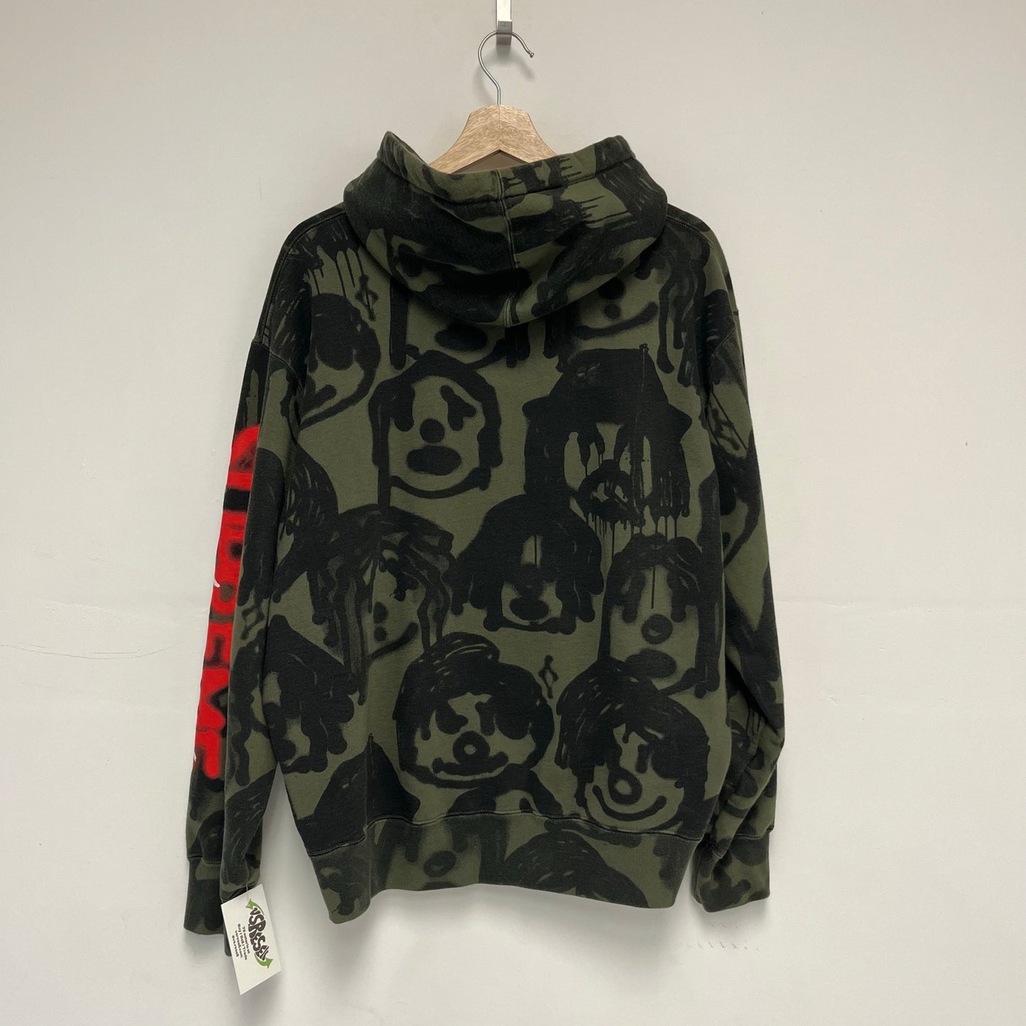 Supreme x Yohji Yamamoto Olive Hooded Sweater M