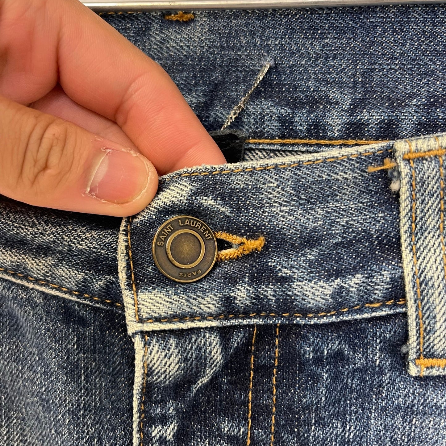 Saint Laurent slim fit denim jeans 36