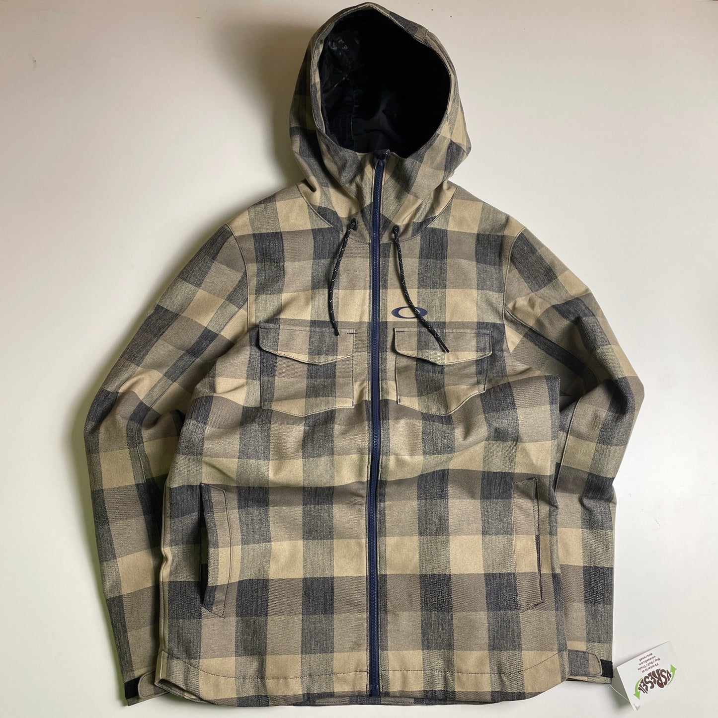 Oakley flannel nylon jacket