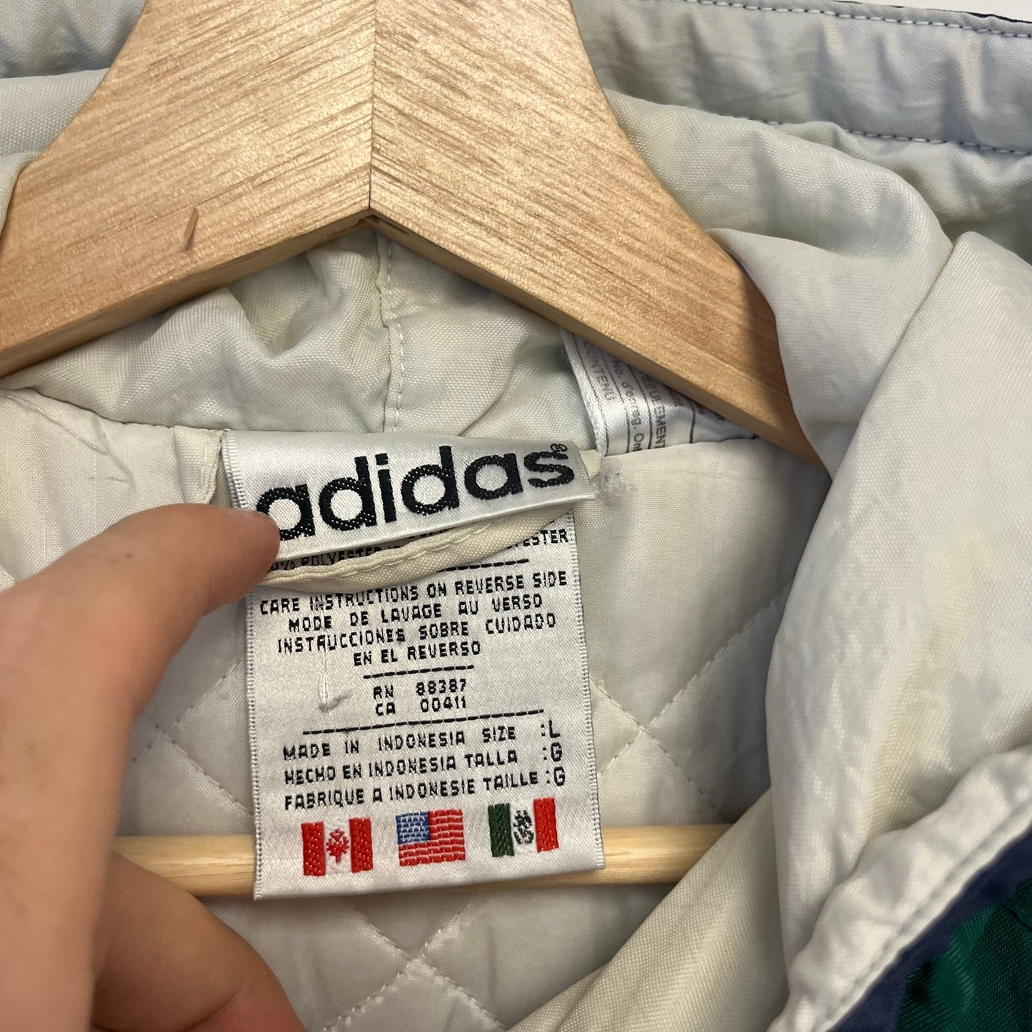 Vintage 90s Adidas Jacket L