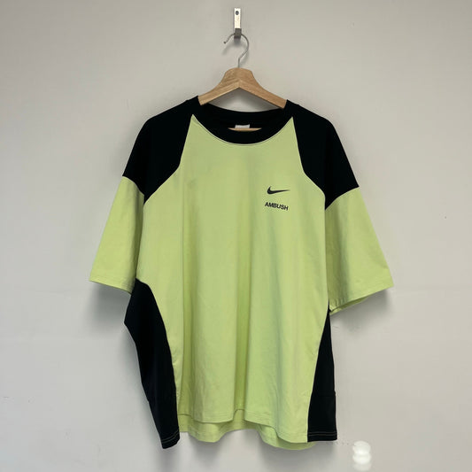 Nike x Ambush T-shirt Ghost Green and Black XL
