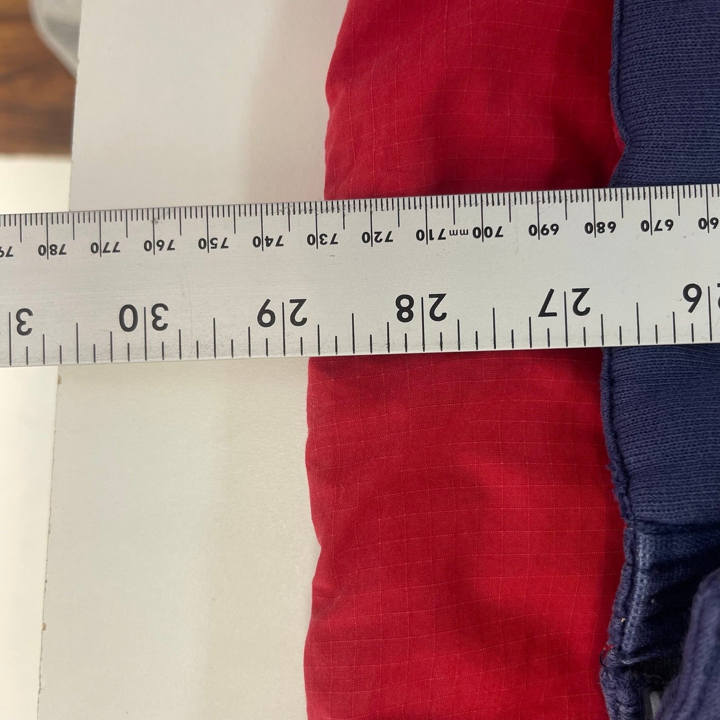 Vintage polo blue puffer jacket M