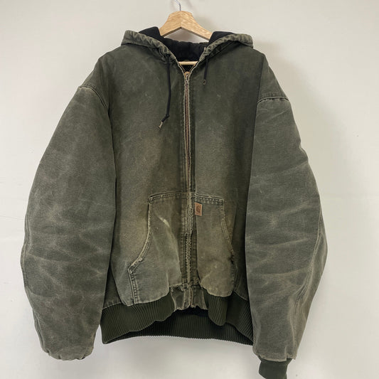 Carhartt Hooded Jacket Green 2XL