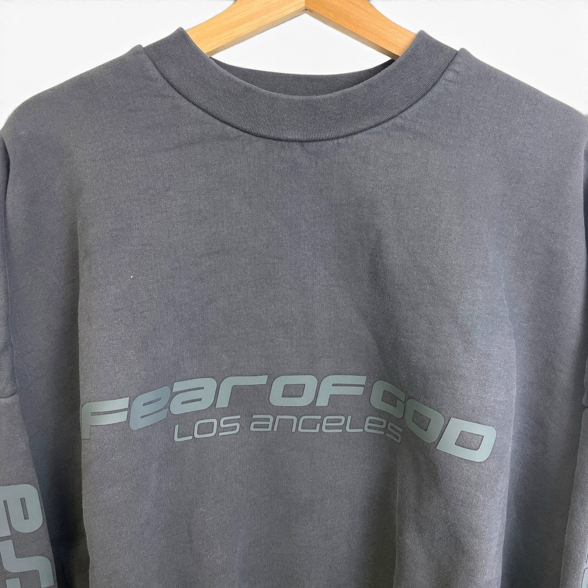 New Essentials Fear Of God Sweatshirt Grey Size L