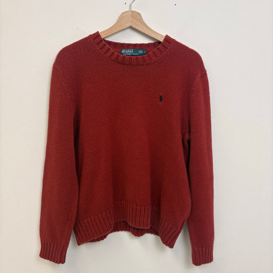 Vintage polo ralph lauren red knit sweater L