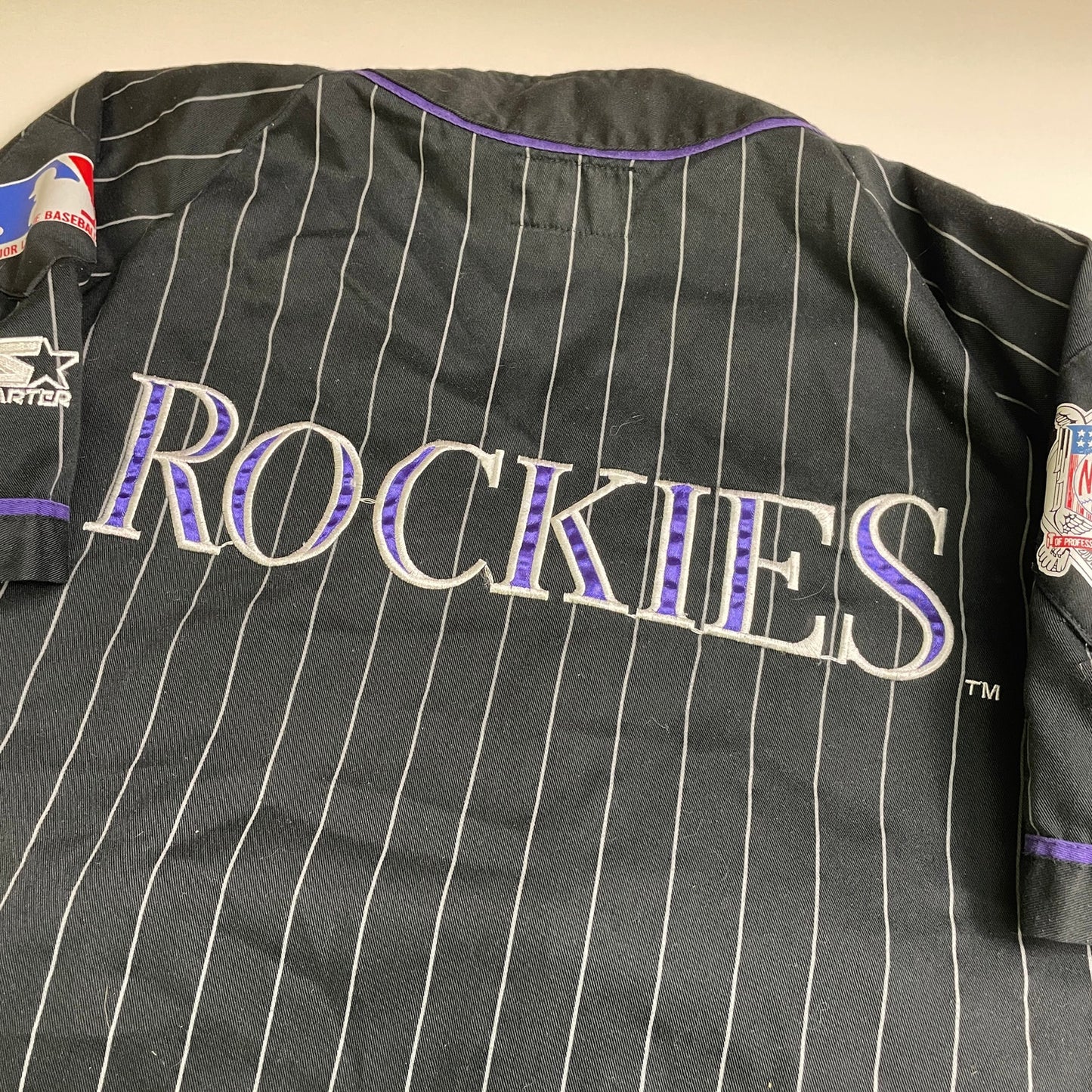 STARTER Rockies baseball jersey XL