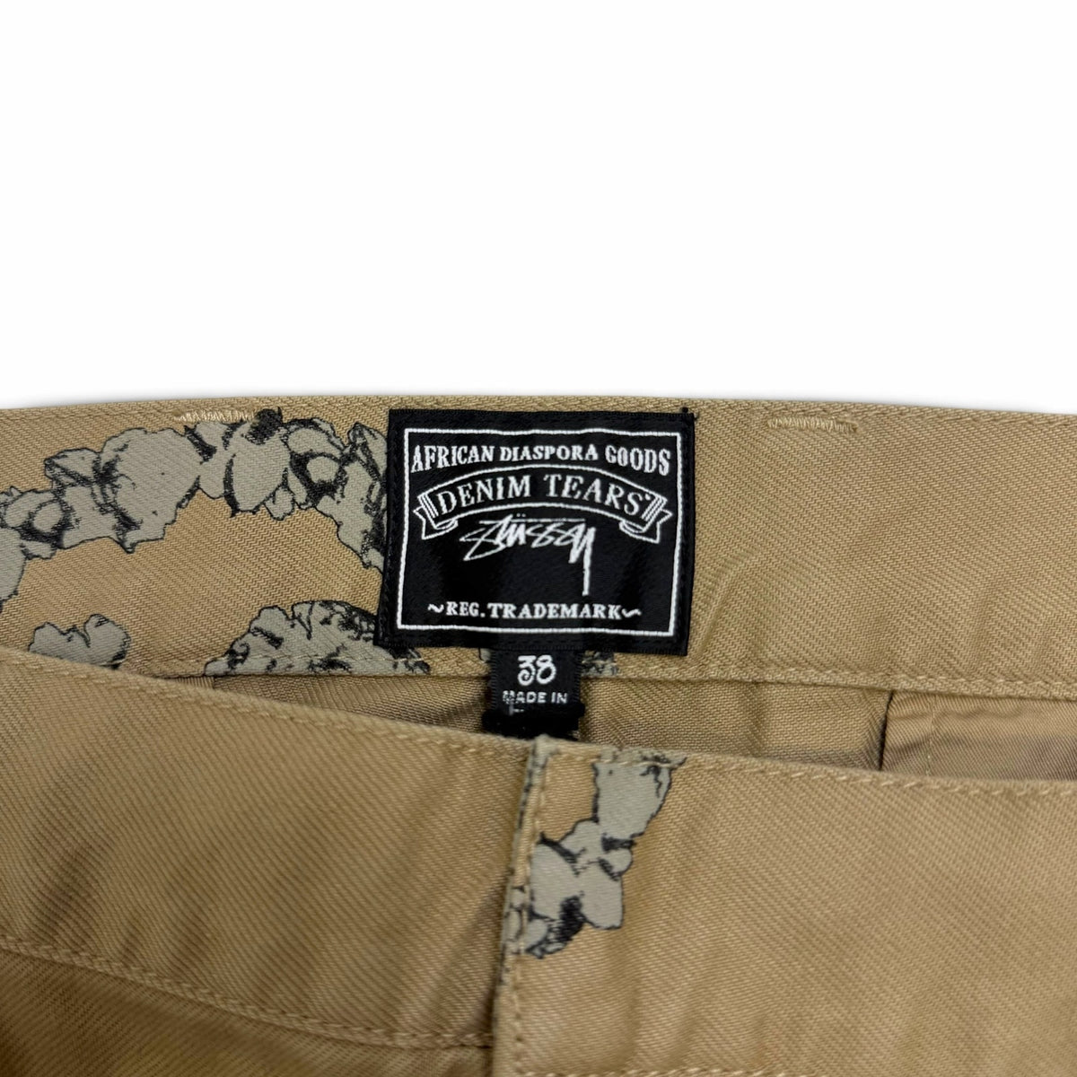 Denim Tears X Stussy Khaki Pants 40x31
